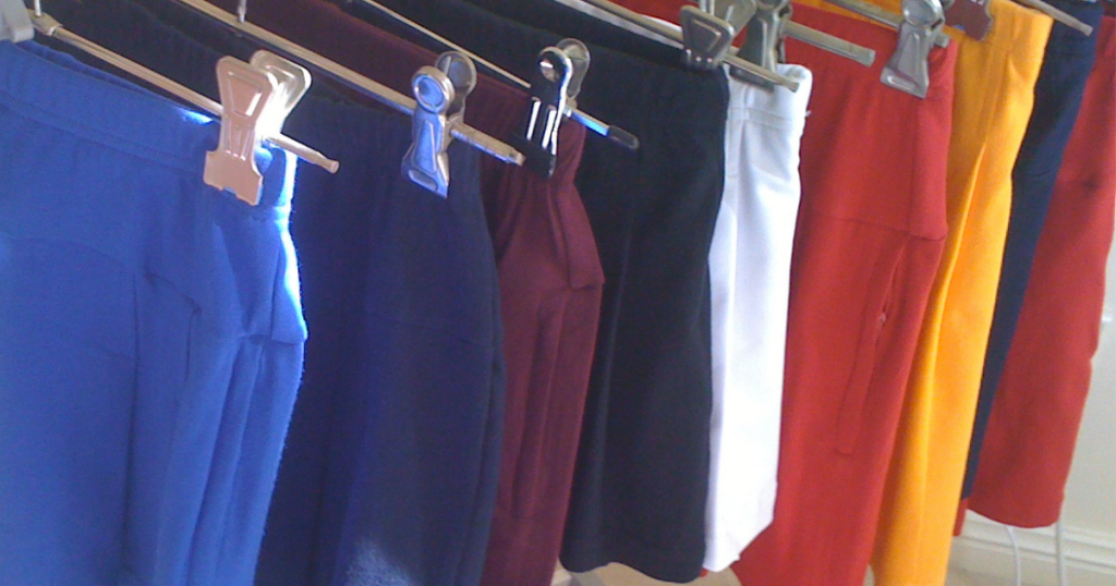 Hanging skorts in many colours