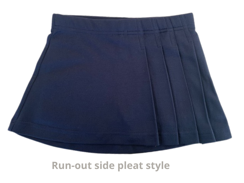 side pleat style 1000 skort